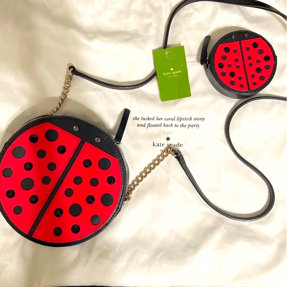 Kate Spade ladybug purse and coin purse